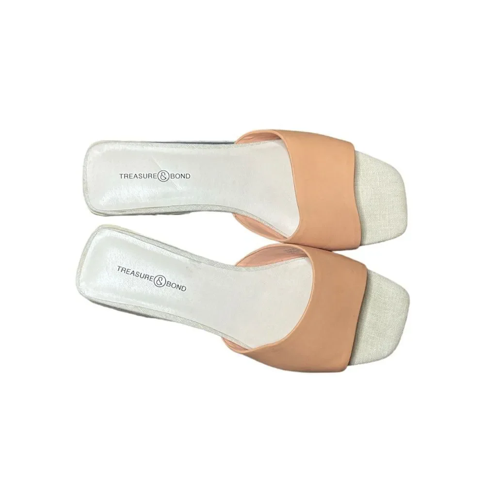 Treasure & Bond Jakob Leather Slide Sandal Size: 8M